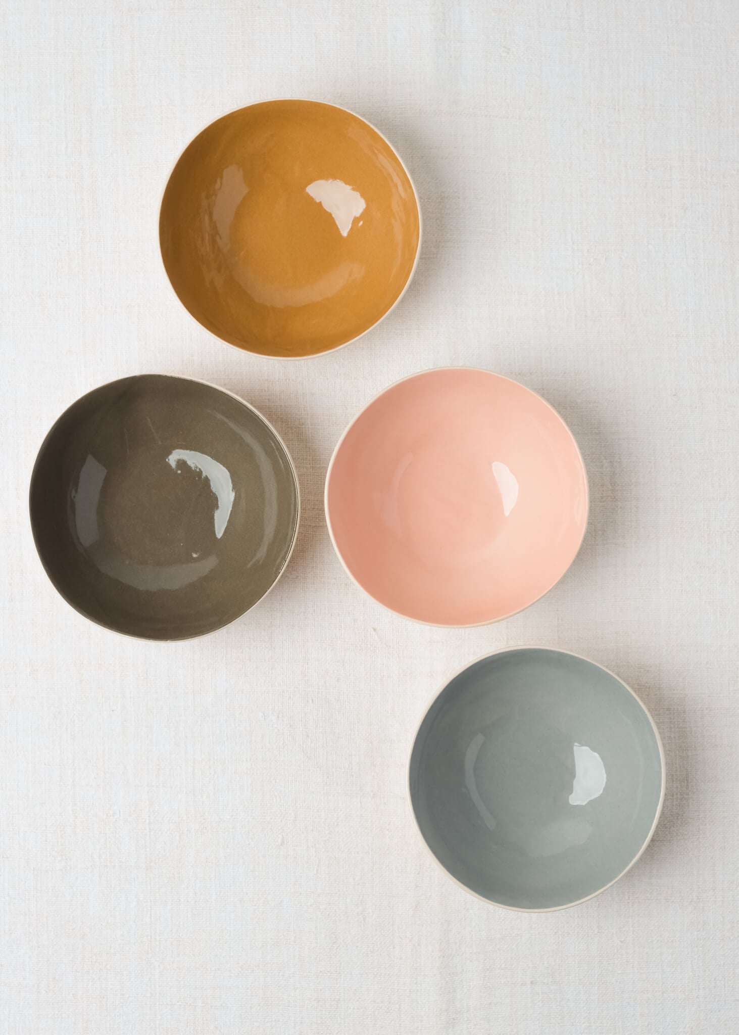 Handmade Olive Bowl – Mustard