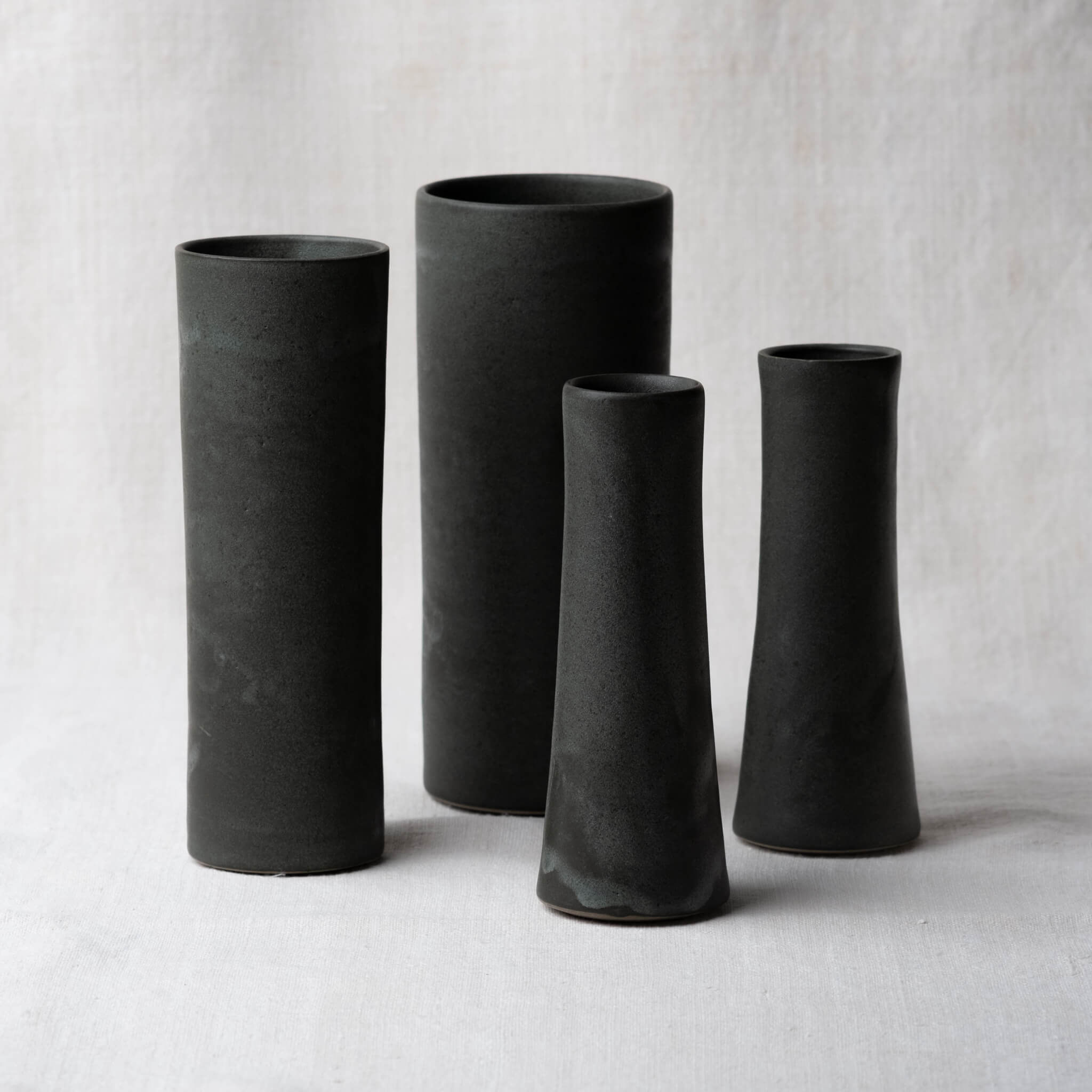 Borja Moronta – Cylinder Vase – dark grey