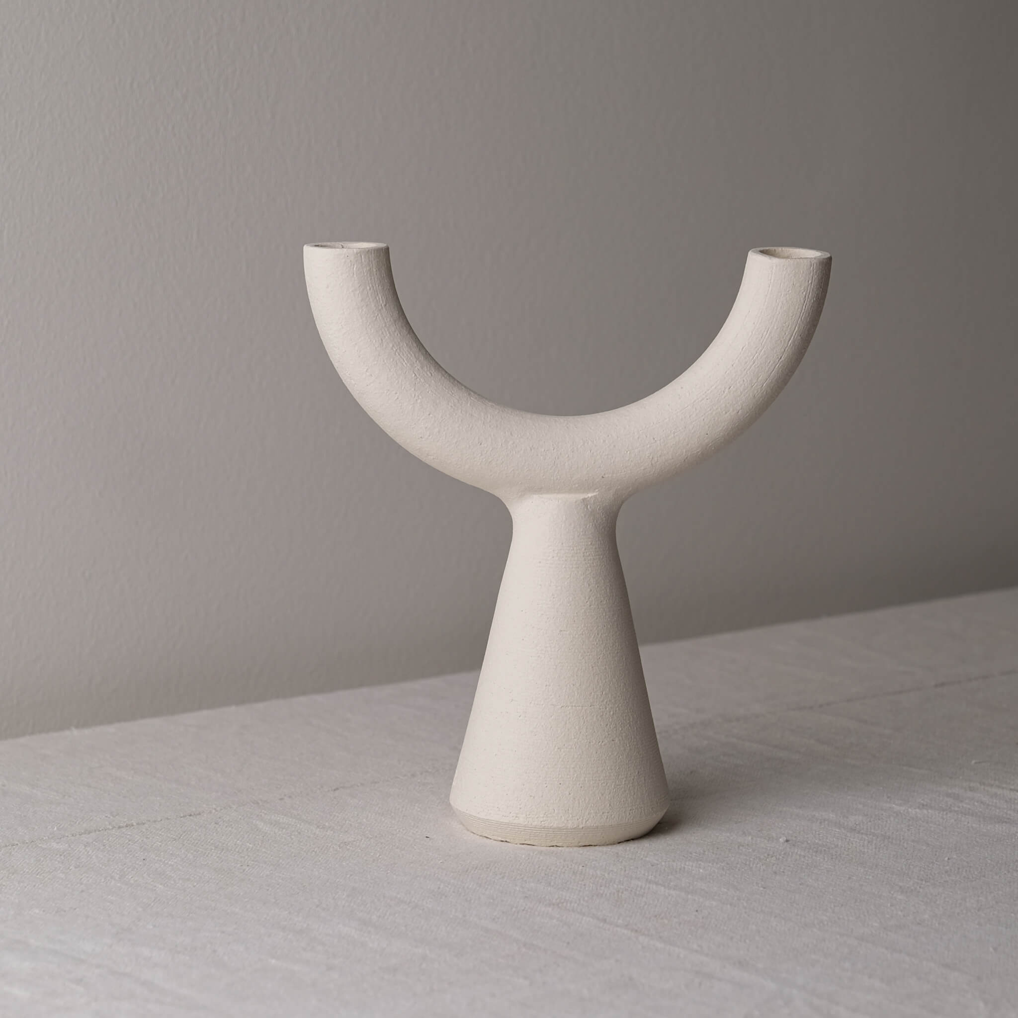 Minimal Candelabra - White